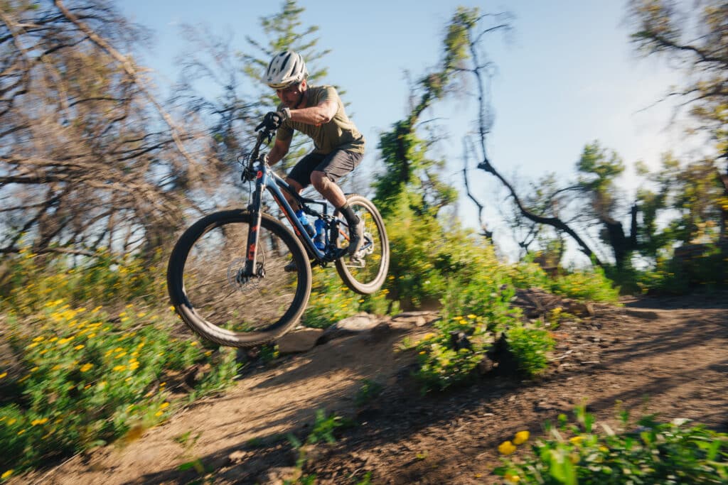 riding the best bikes in denver on a mountain bike trail