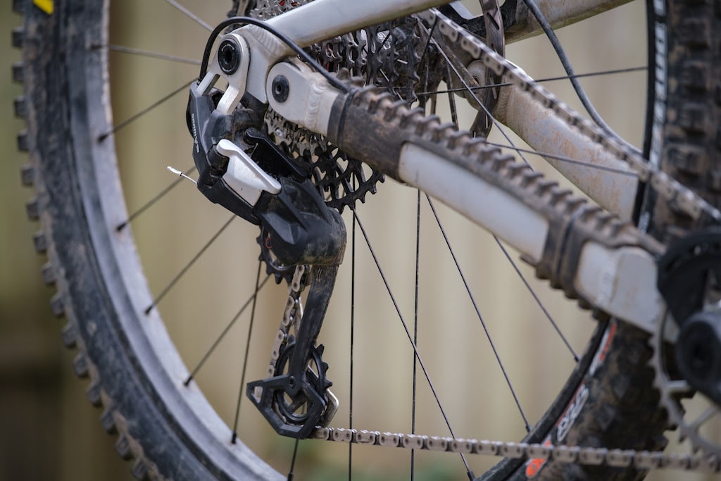 Drivetrain on SRAM Eagle 70 and 90 build kits for Santa Cruz Hightower.